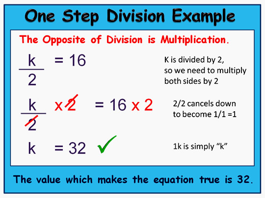 Solving One Step Equations Multiplication And Division Worksheet Pdf
